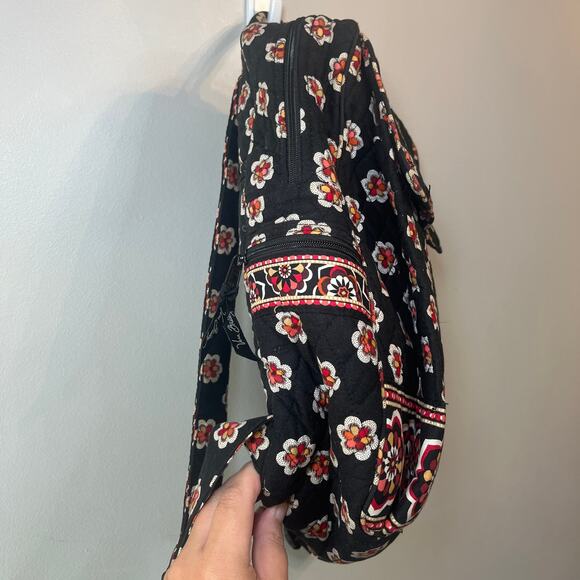Vera Bradley Pirouette Floral Print Cotton Quilted Backpack Bag - Picture 3 of 10